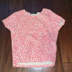 brandy melville cheetah tee